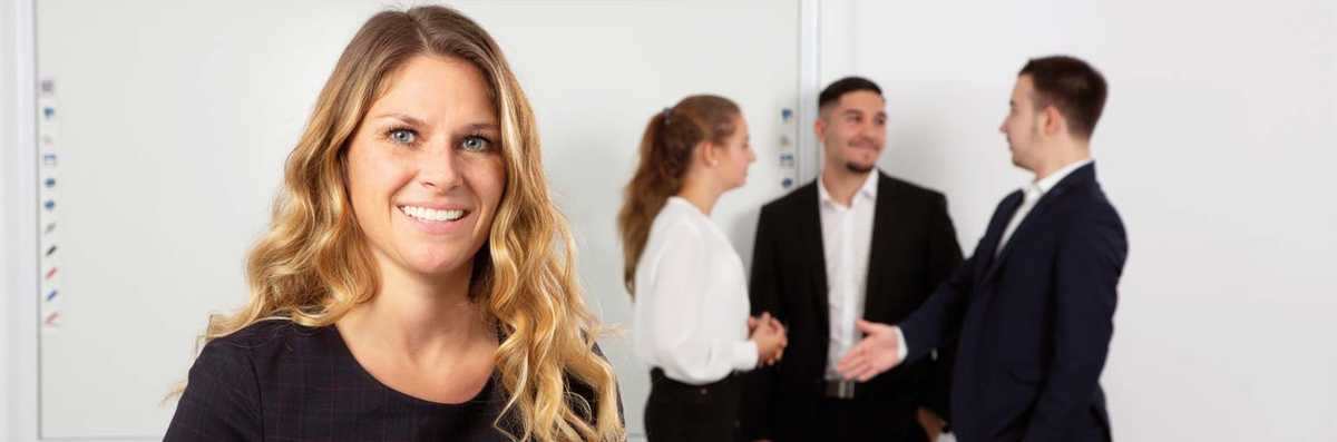 Testimonial von Katrin Messerschmidt, Ausbildungsleiterin der Frankfurter Volksbank eG